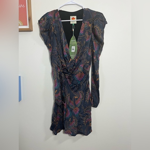 FARM RIO Toucans Mini Wrap  Dress - Picture 9 of 11